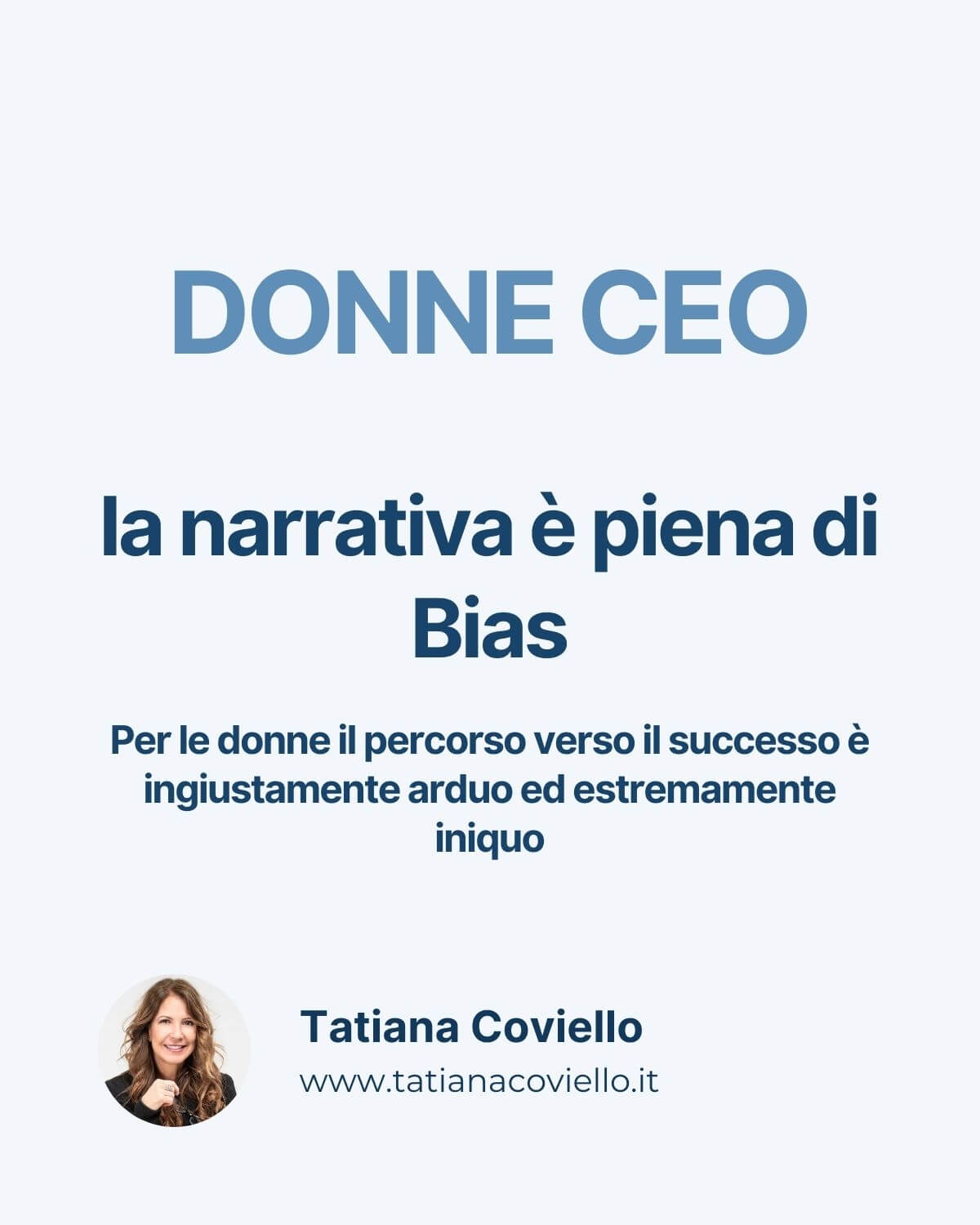 la narrativa è piena di Bias